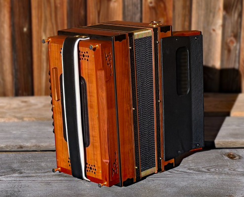 4er-Klasse HOLZ 46/18 - heimischer Zwetschgenbaum mit Ebenholzknöpfen